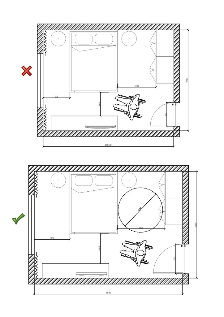 Wheelchair Bedroom